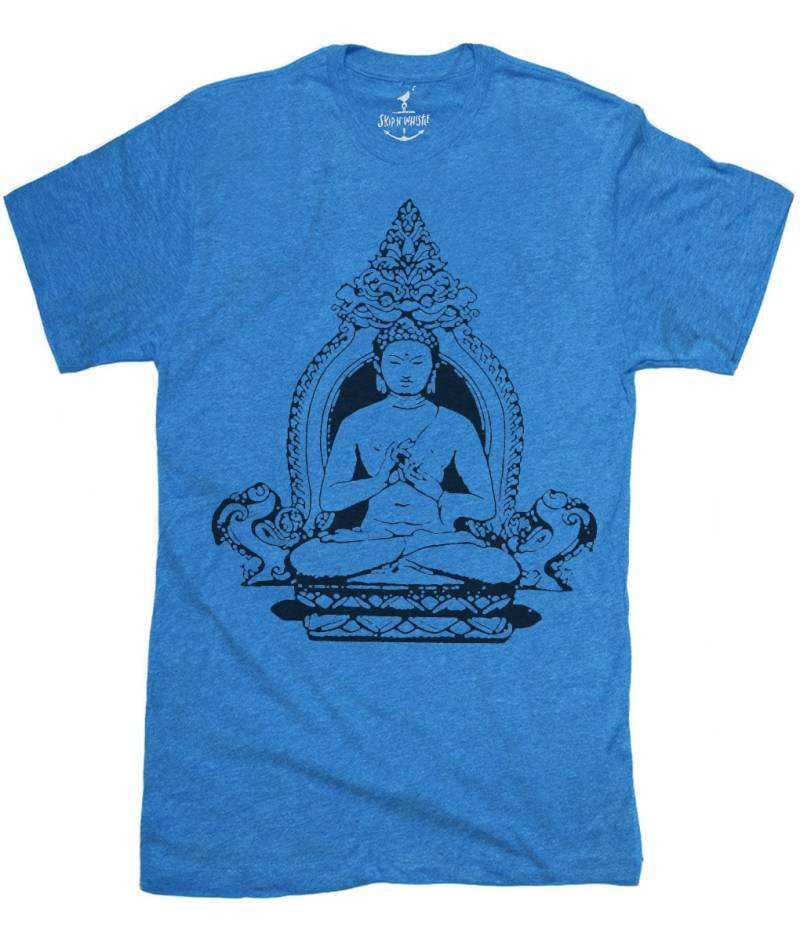 Herren Buddha T-Shirt - Unisex 12 Farboptionen Sm, Med, Lg, Xl, Xxl von handjobdesign