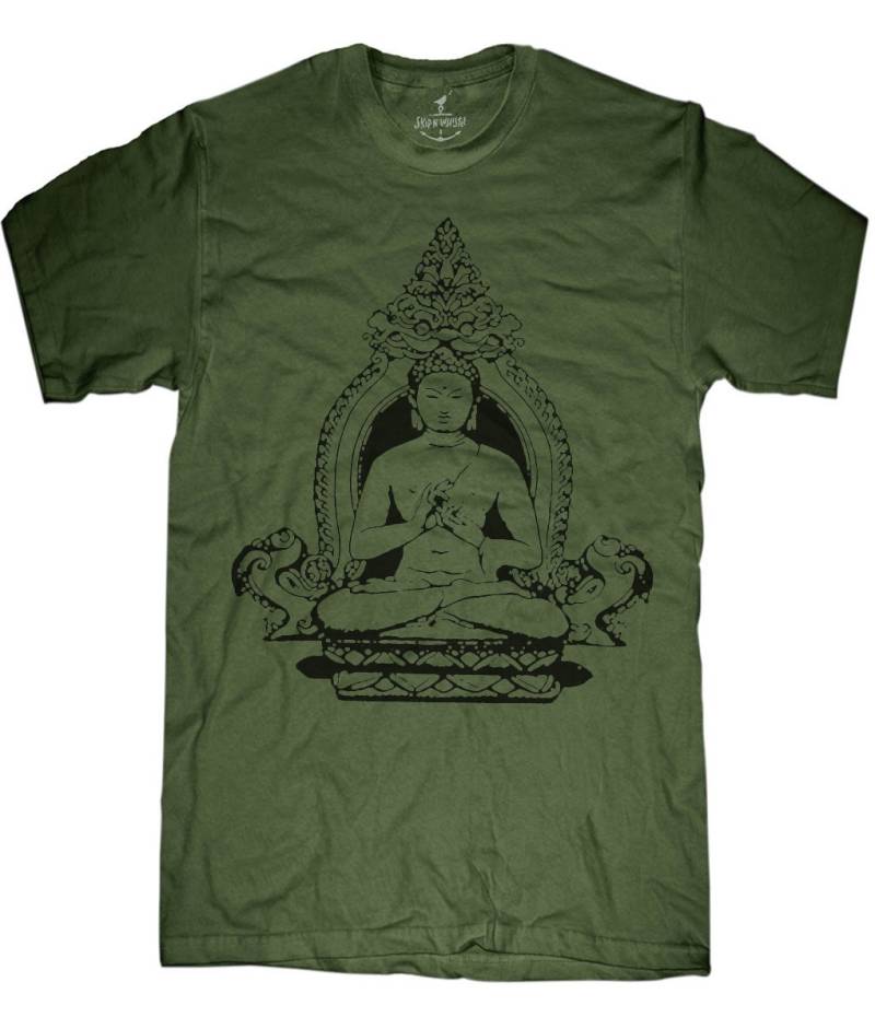 Herren Buddha T-Shirt - Unisex 12 Farboptionen Sm, Med, Lg, Xl, Xxl von handjobdesign