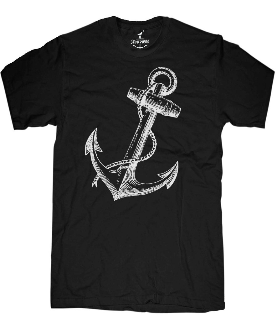 Herren Unisex T-Shirt - Anker T Shirt Größen Sm Med Lg Xl Xxl von handjobdesign