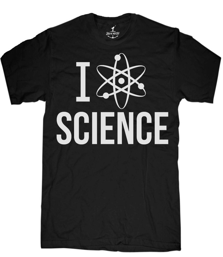 I Love Science - Tshirt Herren Unisex T Shirt - Größen Sm Med Lg Xl Xxl von handjobdesign