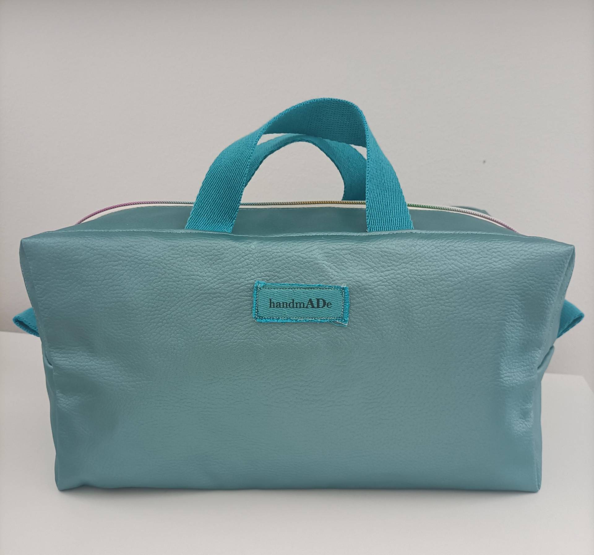 xl-Kulturtasche, Große Waschtasche, Boxybag von handmADebyAnja1