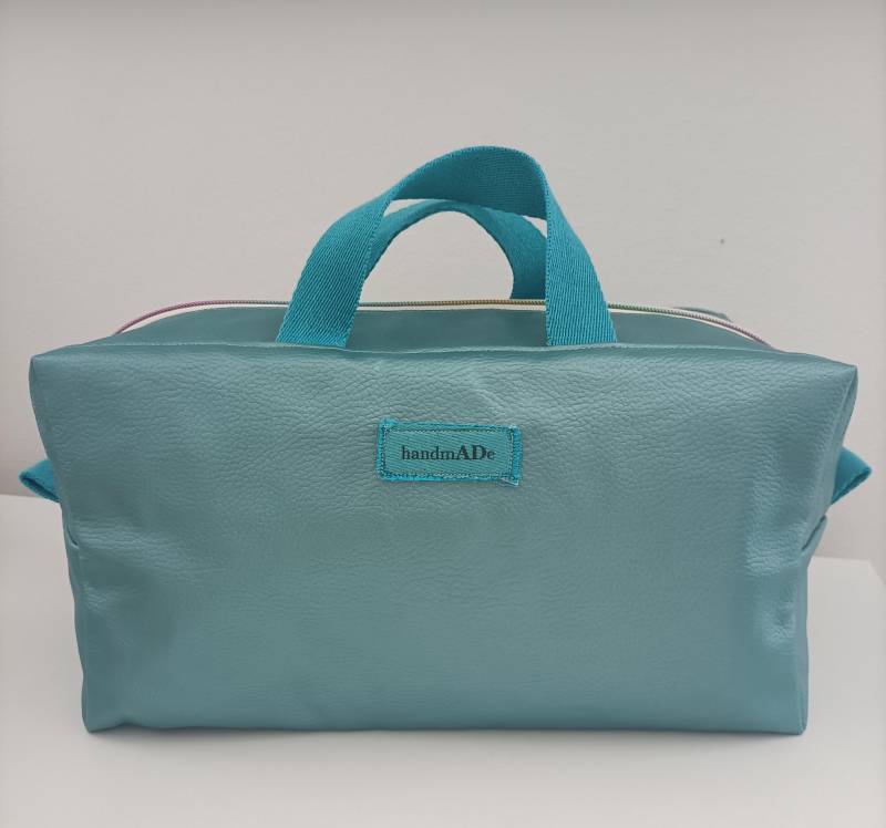 xl-Kulturtasche, Große Waschtasche, Boxybag von handmADebyAnja1