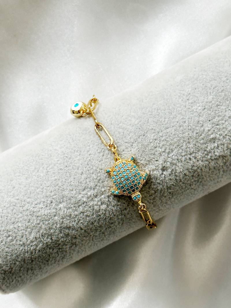 Celestial Turtle Elegance Bracelet Celestial Turtle Elegance Bracelet von handmadeJewelleery