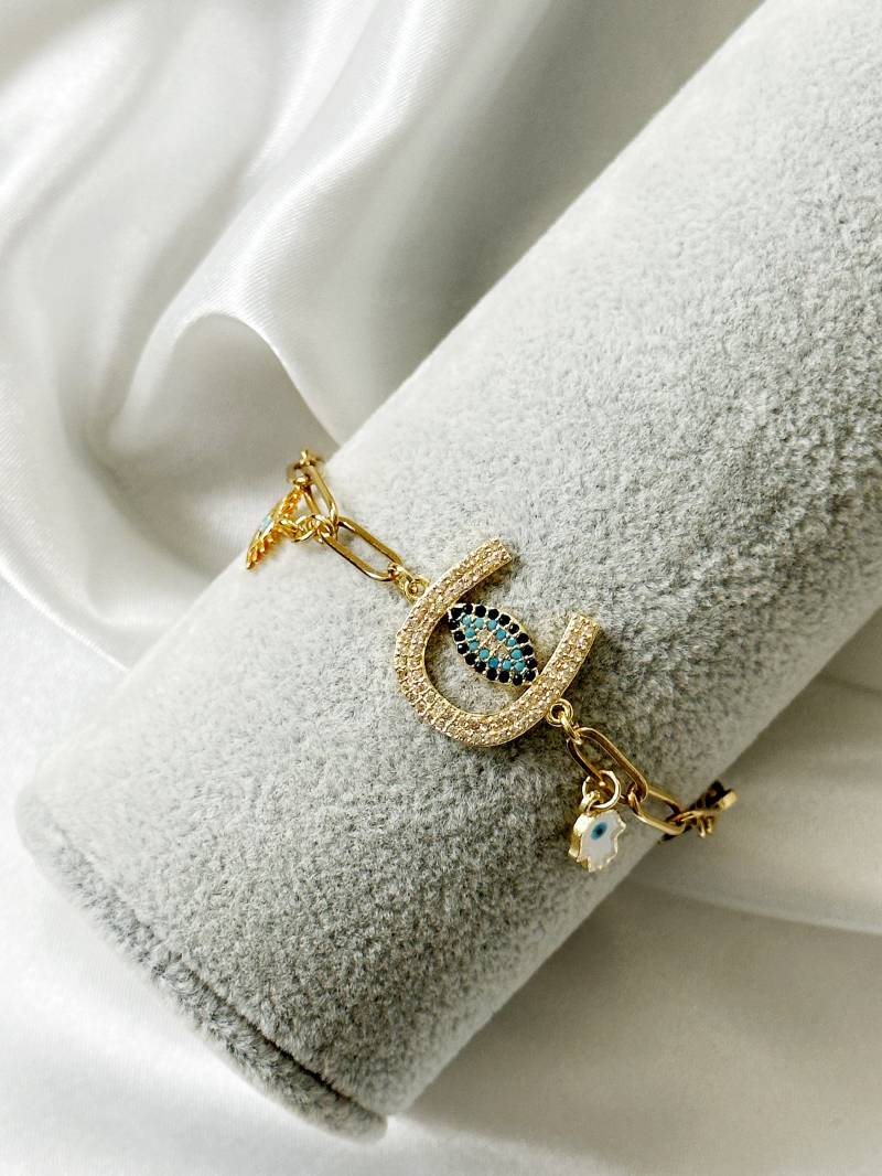 Elegantes Huf-Augen Gliederarmband von handmadeJewelleery