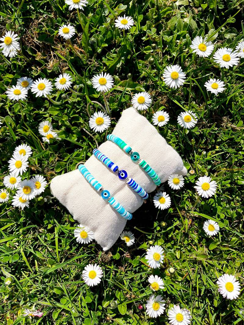 Fimo Armband Mit Nazar Auge von handmadeJewelleery