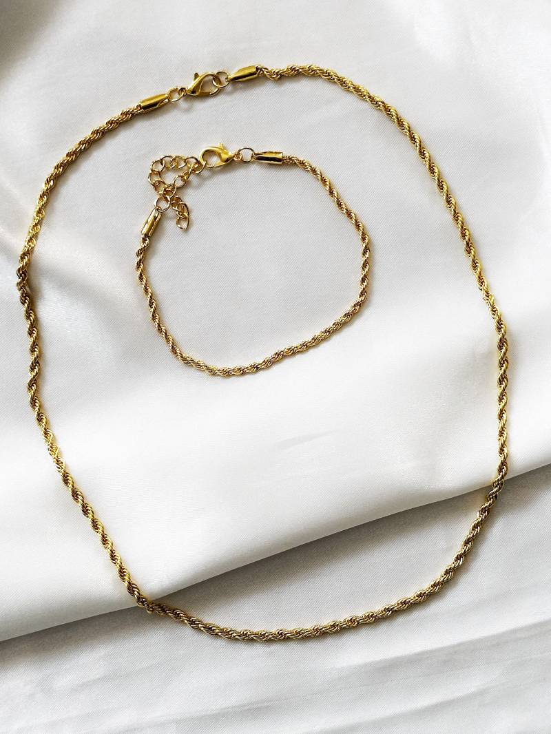 Helix Fusion Gold-Set von handmadeJewelleery