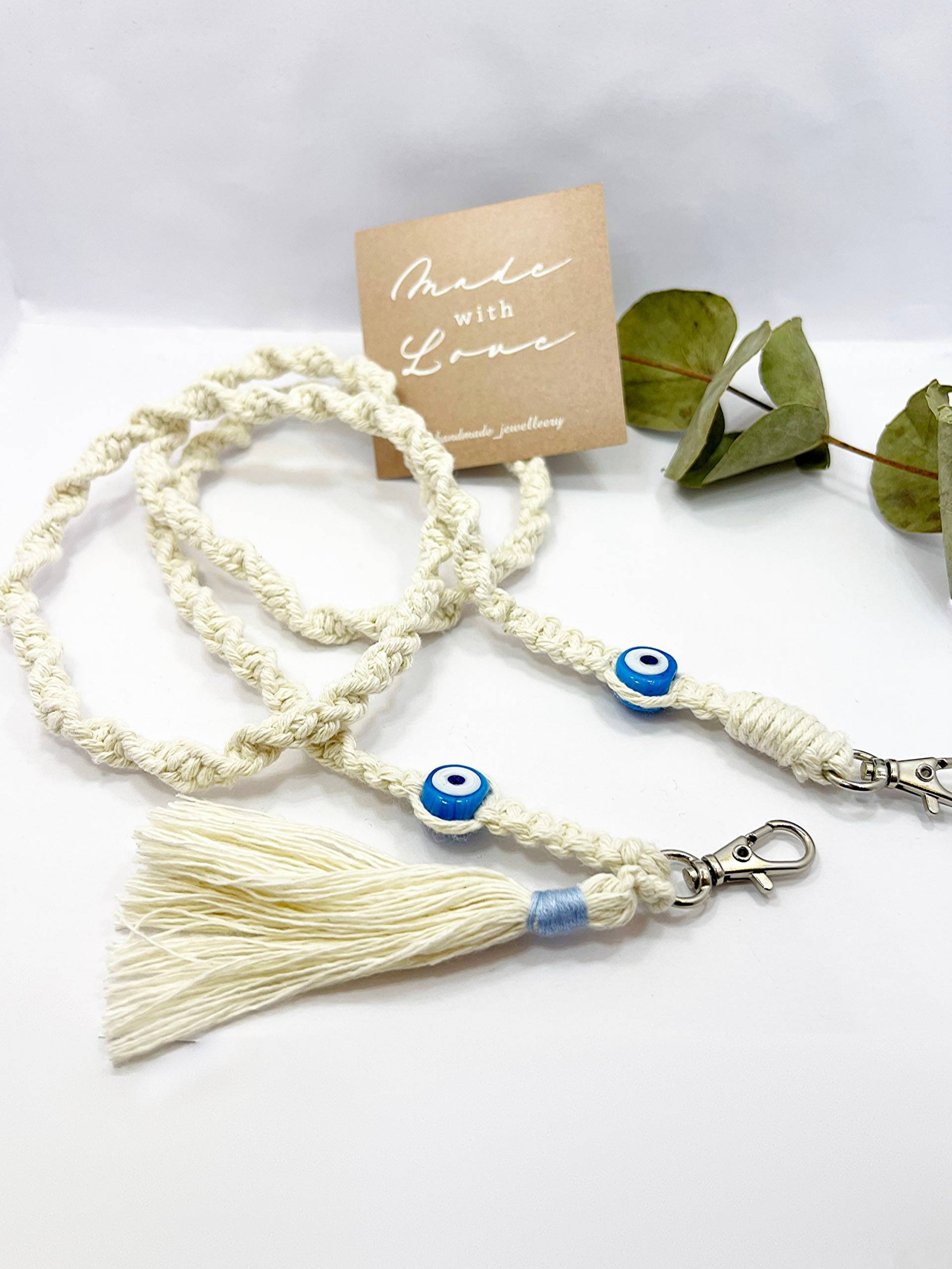 Makramee Handykette Zum Umhängen von handmadeJewelleery