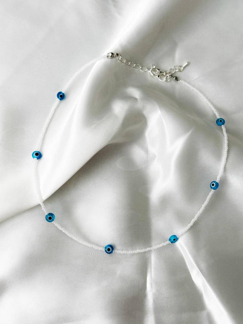 Perlenkette Mit Nazar Augen von handmadeJewelleery
