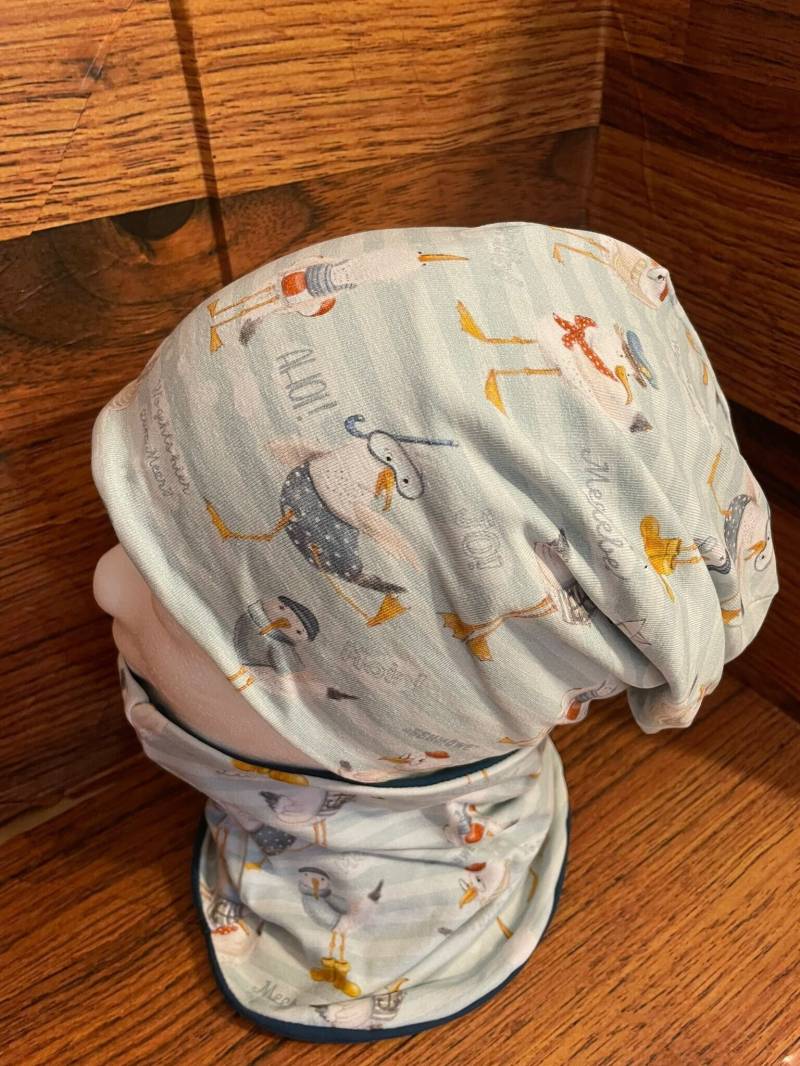 Mütze Und Loop Küstenkind Set Möwe Schal Herbst Kindermütze Mütze Und Loop Küstenkind Set Möwe Schal Herbst Kindermütze von handmadebyAngelikaZ