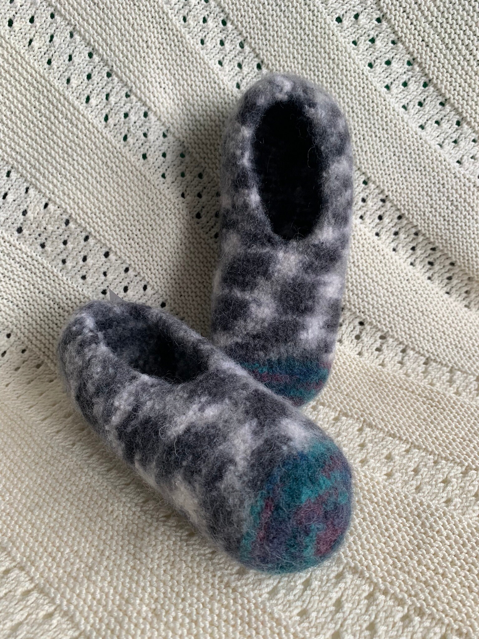 Hausschuhe, Gr 34 Hausschuhe, Gr 34 von handmadebyIrViNa