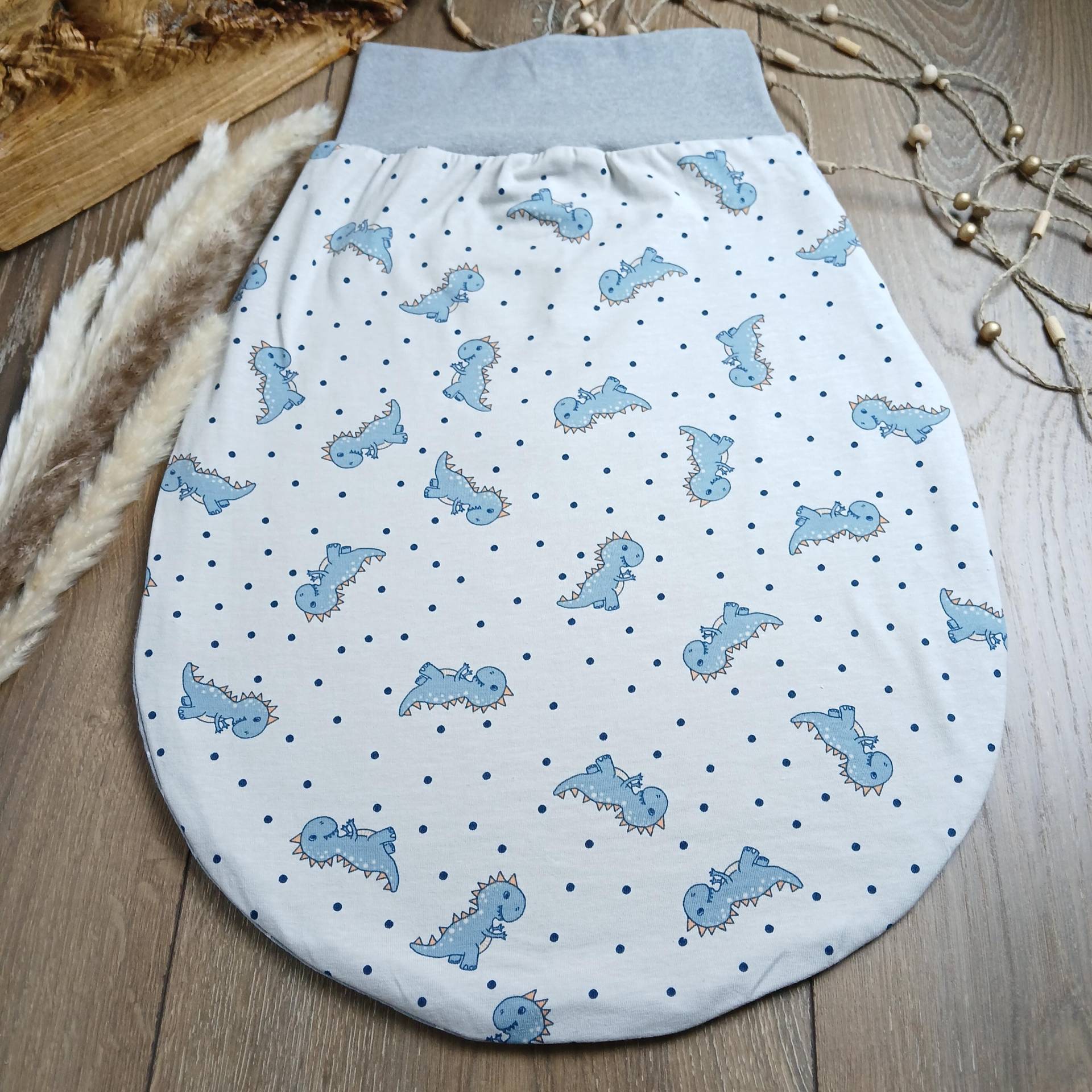 Pucksack/Schlafsack/strampelsack - Sommer Geschenk Zur Geburt Mit Süssen Drachen von handmadebyalexK