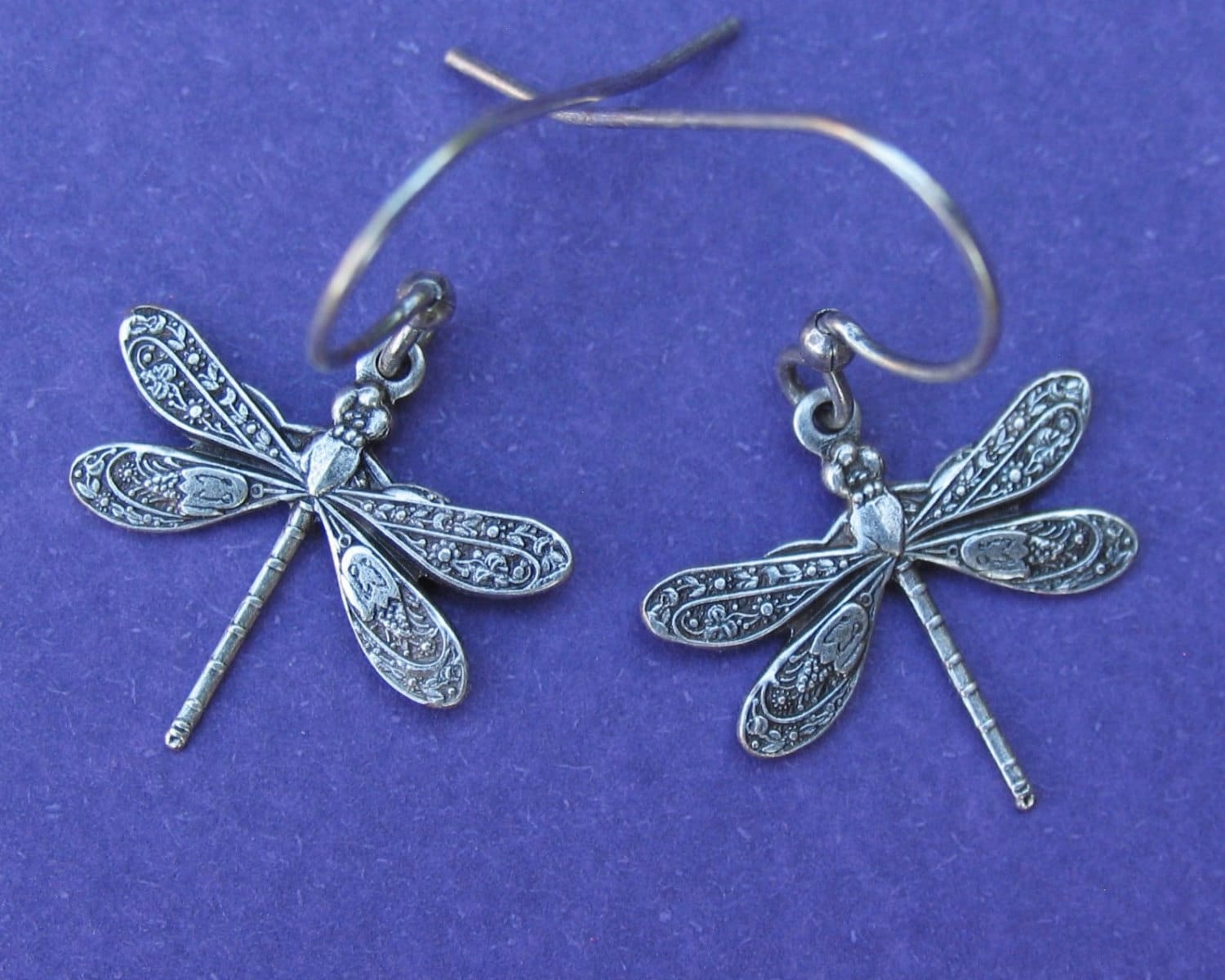 Antik Silber Libelle Ohrringe Antik Silber Libelle Ohrringe von handmadebydiana