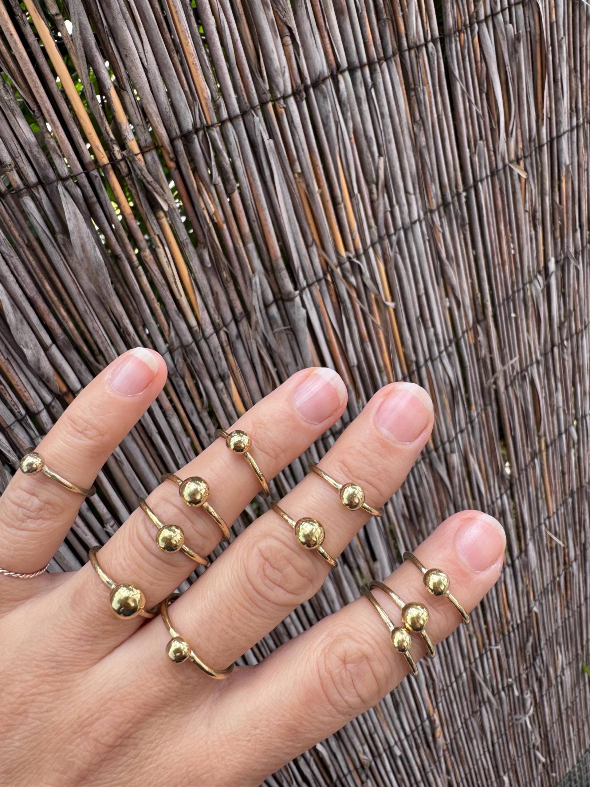 Handgefertigt Messing Ring Handgefertigt Messing Ring von handmadebygazjewelry