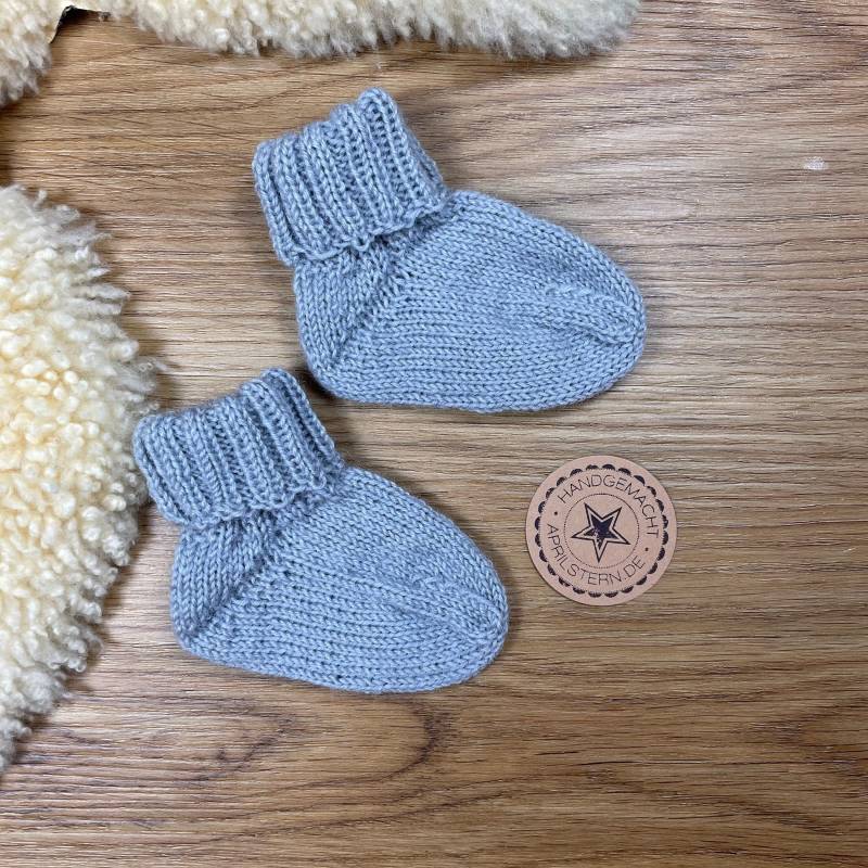 Babysocken Aus Wolle Gr. 15 - 17 Babysocken Aus Wolle Gr. 15 - 17 von handmadebyhe84