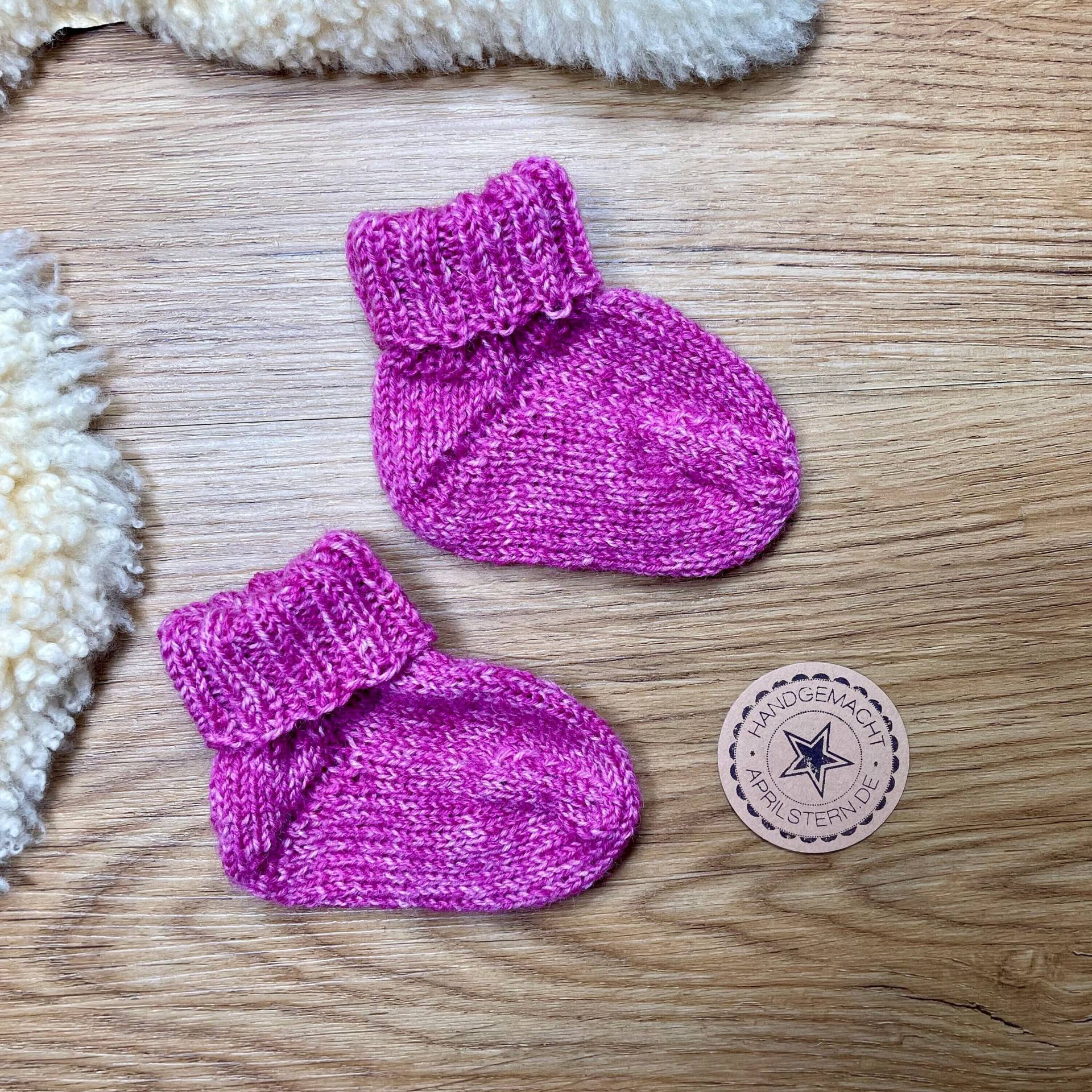 Babysocken Gr. 15 - 17 von handmadebyhe84