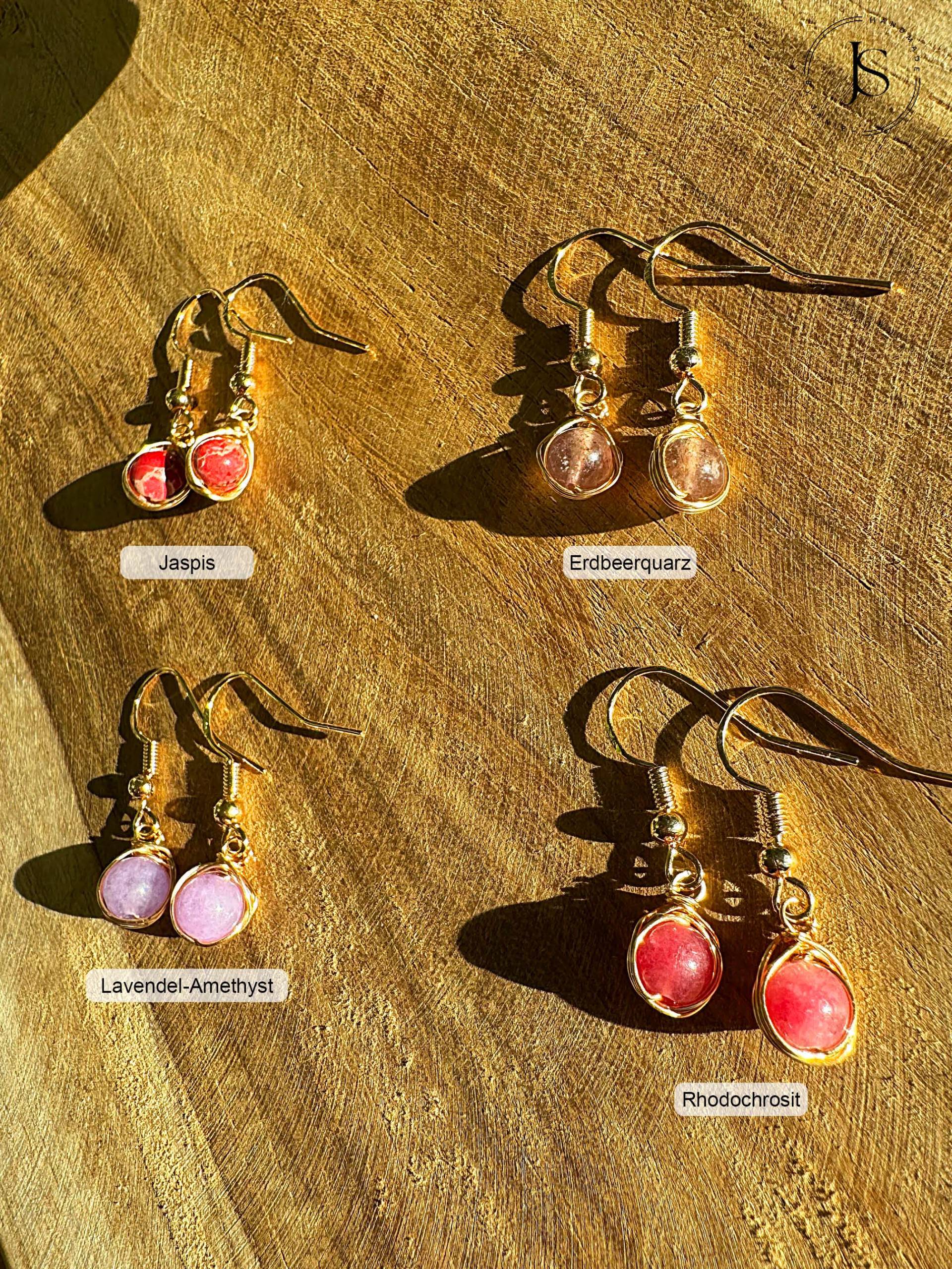 Valentinstag-Kollektion // Ohrringe Mit Edelstein, Heilstein Ohrringe, Natursteinohrringe, Edelsteinohrringe, Hängeohrringe, Gold Und Silber Valentinstag-Kollektion // Ohrringe Mit Edelstein, Heilstein Ohrringe, Natursteinohrringe, Edelsteinohrringe, Hängeohrringe, Gold Und Silber von handmadebyjaniel