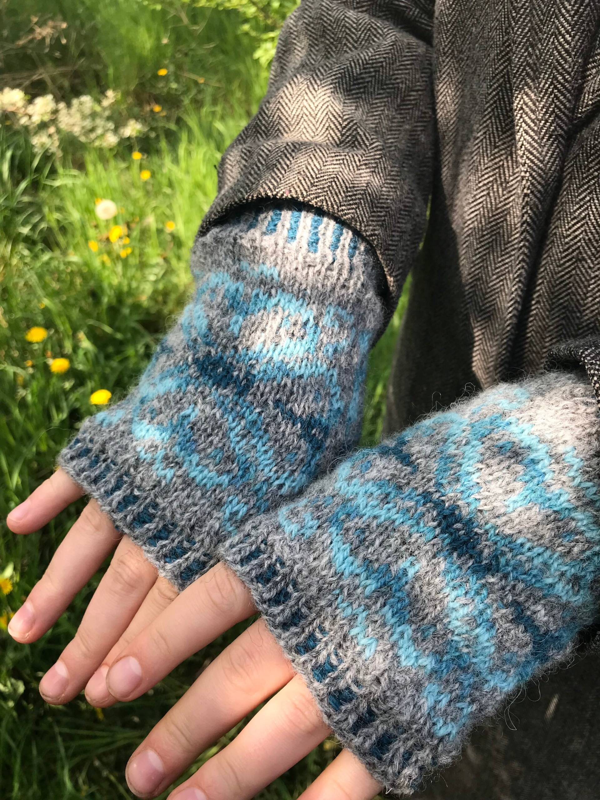Handstulpen Blauw Handstulpen Blauw von handmadebymariac