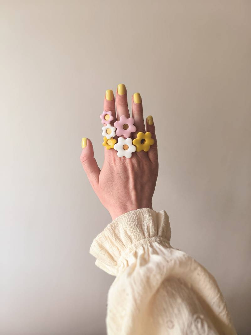 Blumenring - Verstellbarer Aus Edelstahl Modering von handmadebymarinette