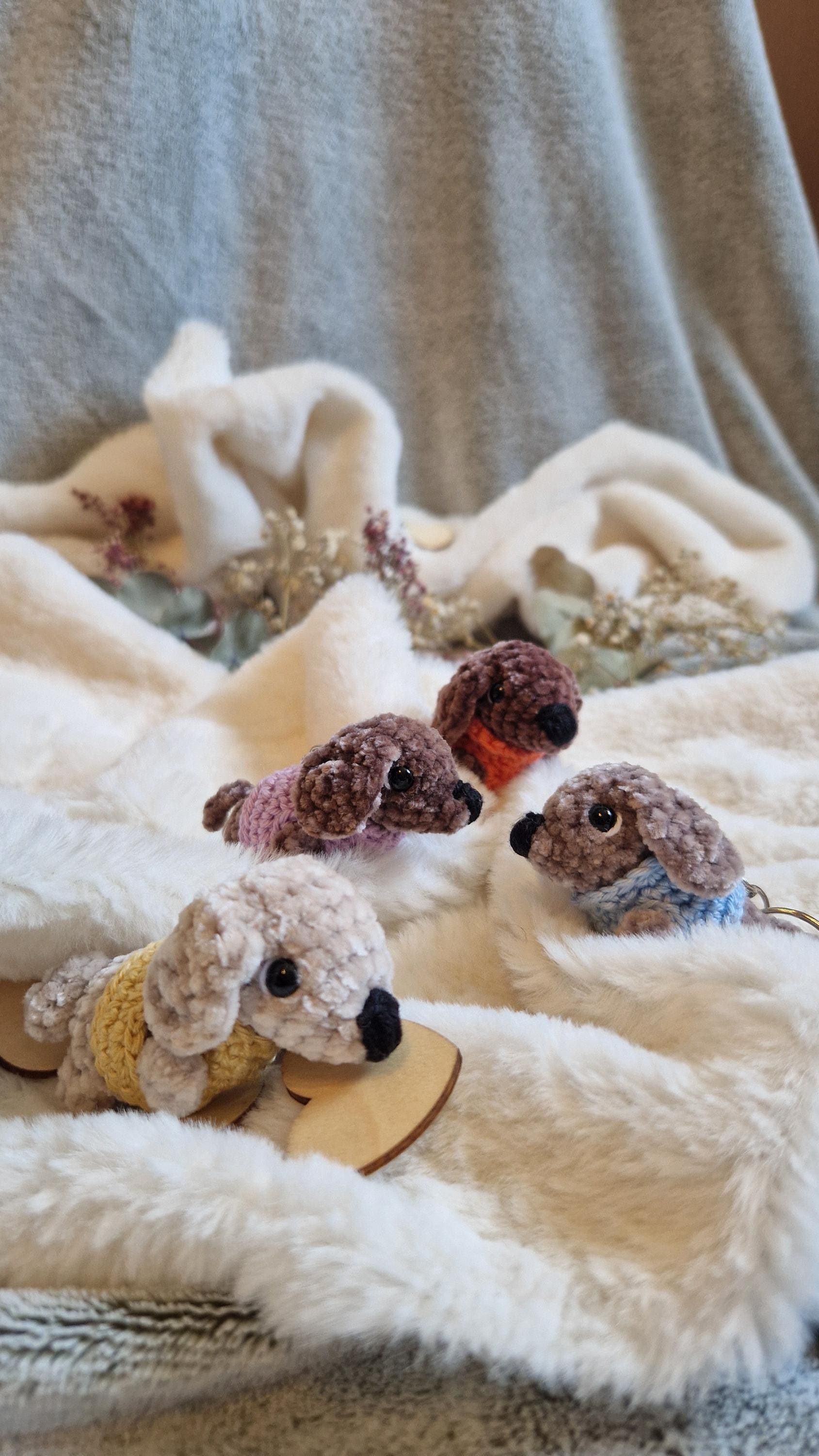 Dackel Schlüsselanhänger Dackel Schlüsselanhänger von handmadebyreeni
