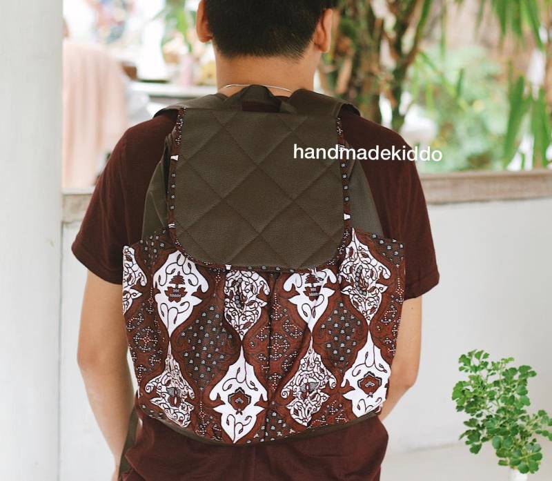 Sale Unisex Batik Rucksack, Strohtasche, Boho Tasche, Sommer & Herbst Gewebte Frauen Geschenkideen von handmadekiddo