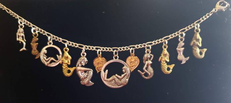 Mermaids Armband Handmade Victorian Vintage Mode - Und Kostümschmuck Mit 12 Verschiedenen Einzigartigen Charme von handsoftimebyjudith
