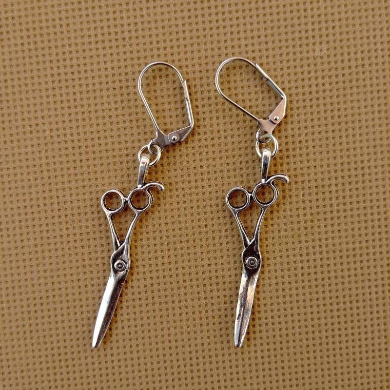 Schere Friseur Ohrringe Handgemachter Steampunk Recycelter Einzigartiger Modeschmuck. Ohrhaken Aus Chirurgenstahl Schere Friseur Ohrringe Handgemachter Steampunk Recycelter Einzigartiger Modeschmuck. Ohrhaken Aus Chirurgenstahl von handsoftimebyjudith