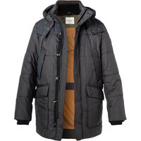 handstich Herren Steppjacke grau unifarben von handstich