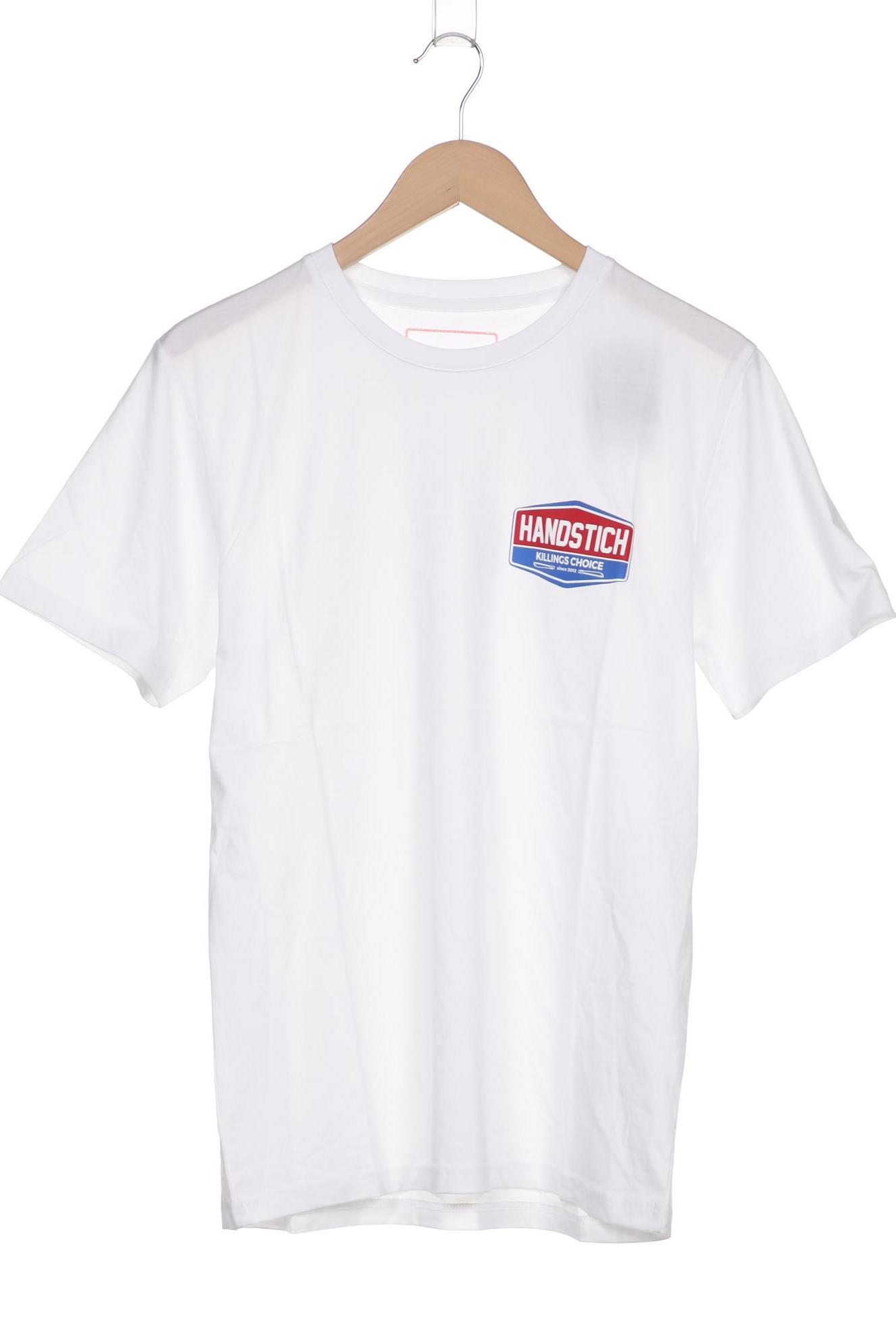 handstich Herren T-Shirt, weiß von handstich