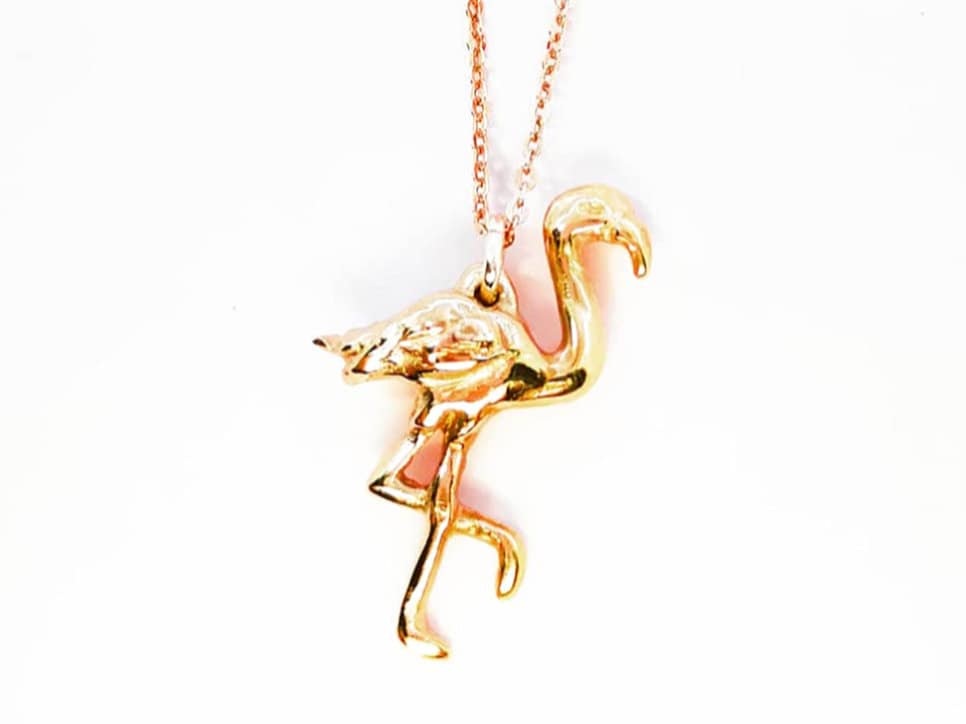 3D Flamingo Anhänger - Halskette Von Handvollendet 3D Flamingo Anhänger - Halskette Von Handvollendet von handvollendet