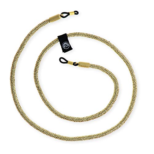 hangloo® - Das hochwertige Brillenband | Name: Maple Syrup | Farbe: Gold von hangloo