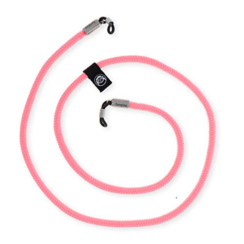 hangloo - Das hochwertige Brillenband | Name: Bubble Gun | Farbe: Rosa von hangloo