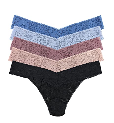 Hanky Panky Damen Braguita Francesa de Encaje Diario Funktionsunterwäsche, Schwarz/All Spice/Taupe, von hanky panky