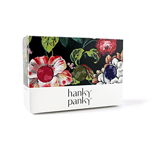 Hanky Panky Damen Signature Lace, Low Rise Thong 3Pk Box Tangahschen, Multi, Einheitsgröße von hanky panky