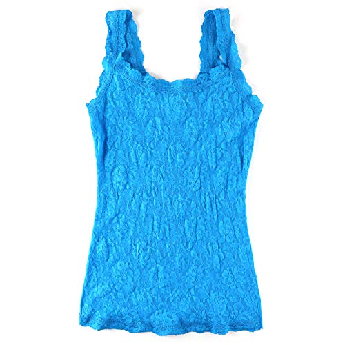 Hanky Panky Damen Signature Lace Classic Cami Camisole, Fiji Blue, S von hanky panky