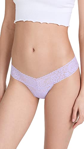 Hanky Panky Damen Tanga mit Spitze, niedriger Bund, Lilac Bloom, Einheitsgröße von hanky panky