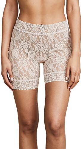 Hanky Panky Women's Signature Lace Bike Shorts, Chai, Large von hanky panky