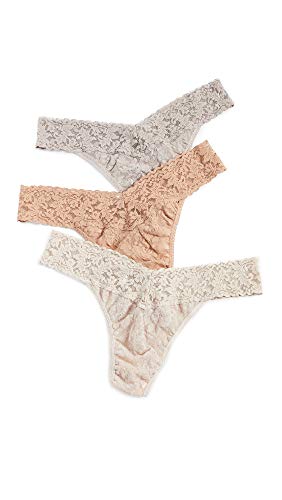 Hanky Panky Women's Signature Lace Original Rise Thongs - One Size - (Pack of 3) von hanky panky