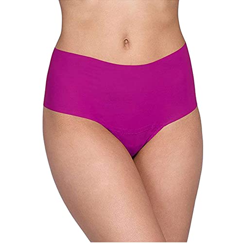 hanky panky Breathe High-Waist Thong, M, Hot Fuchsia von hanky panky