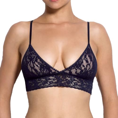 hanky panky Damen Signature Lace Padded Bralette, Marineblau, X-Small von hanky panky