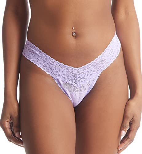 hanky panky Women's Daily Lace Low Rise Thong, Moon Crystal, One Size von hanky panky