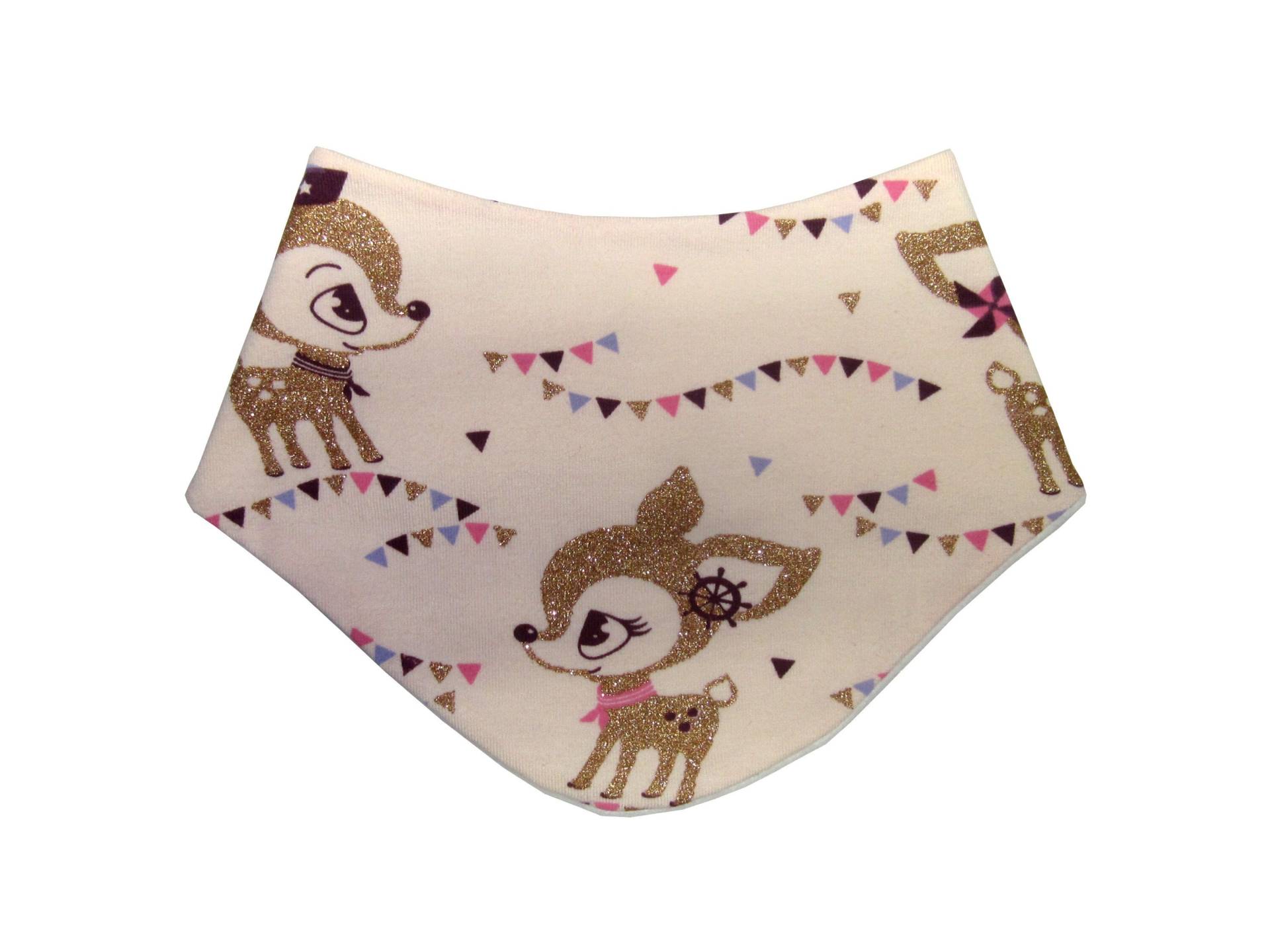 Baby-Halstuch, Goldene Hafenkitze Auf Beige von hannabobia