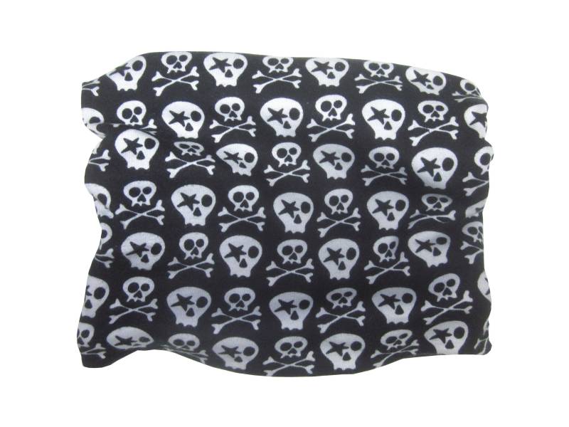 Schlauchschal Für Kinder, Sculls Auf Schwarz von hannabobia