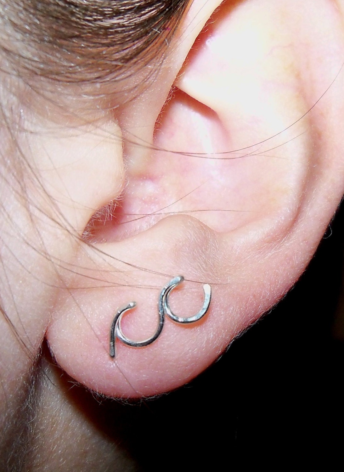 Ozean Wellen Ohrringe Sterling Silber Ozean Wellen Ohrringe Sterling Silber von hannahraejewelry