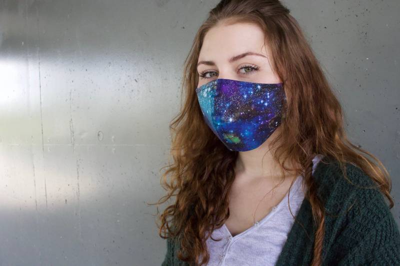 staubmaske Für Festivals Galaxy Glitter Baumwolle - Hannisch staubmaske Für Festivals Galaxy Glitter Baumwolle - Hannisch von hannisch
