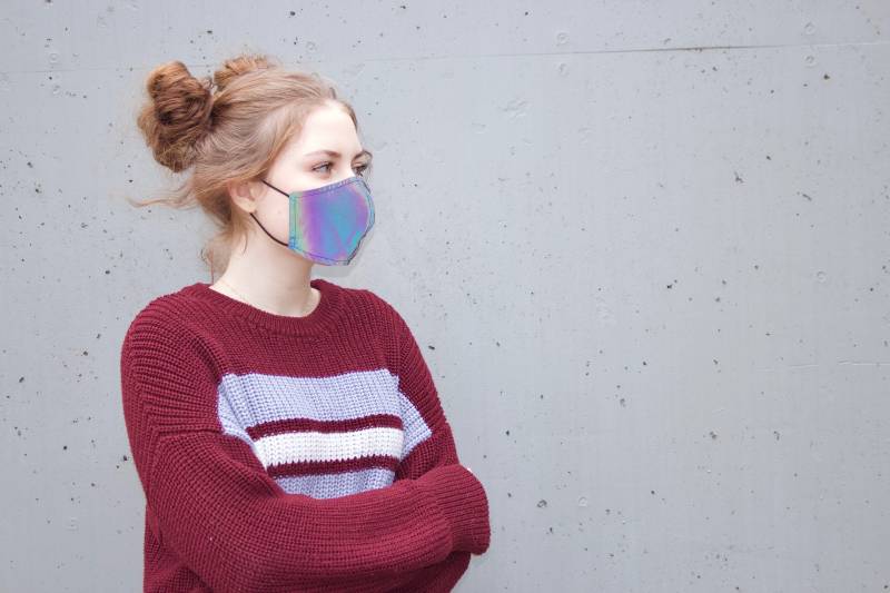 staubmaske Für Festivals Reflektor Regenbogen - Hannisch von hannisch