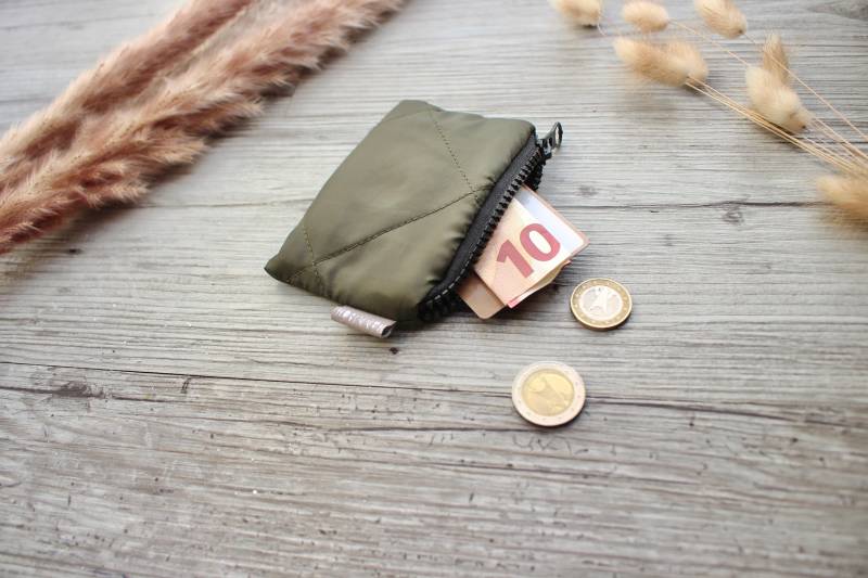 stepp Khaki Kleines Portemonnaie - Hannisch von hannisch