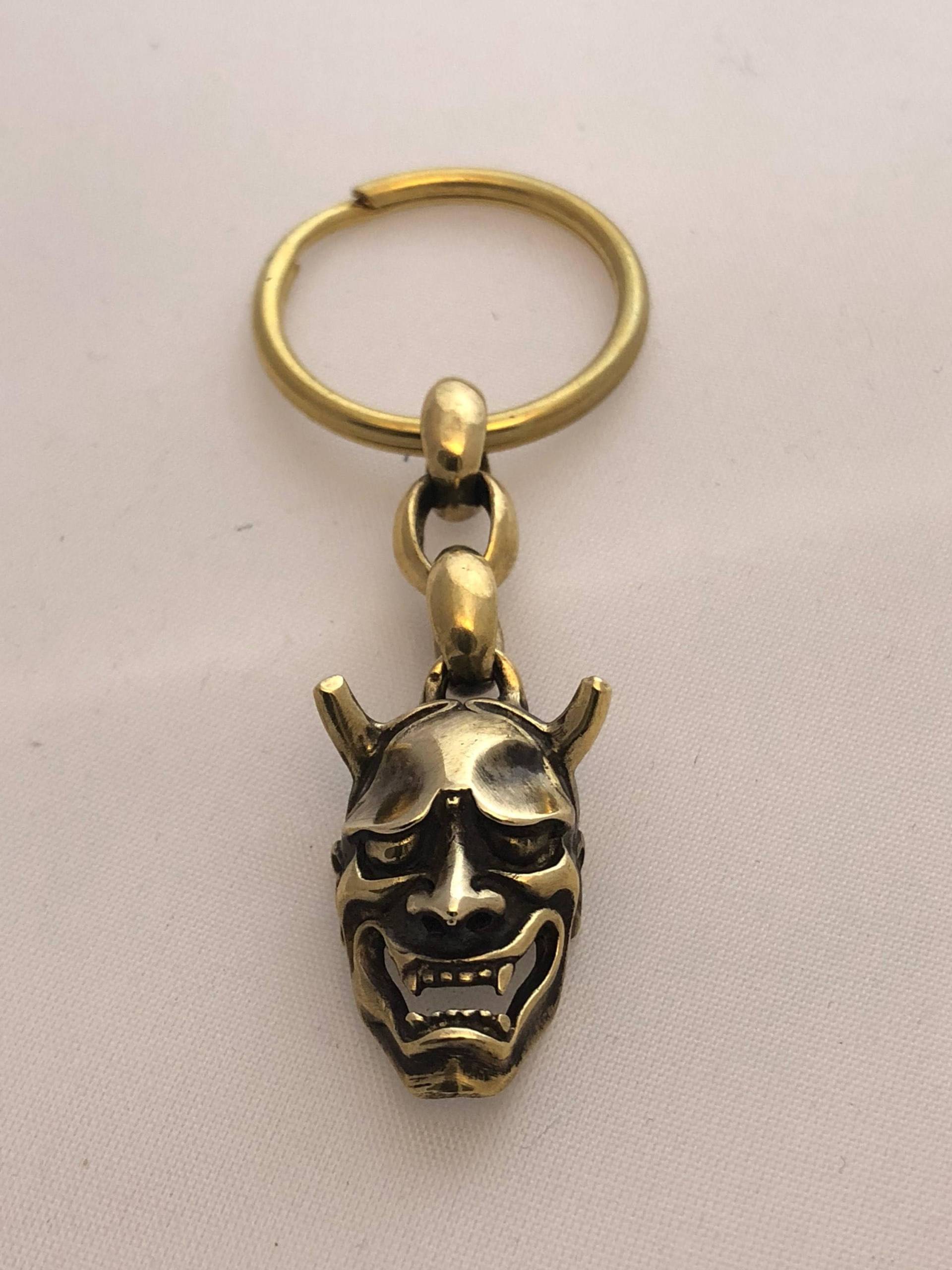 Messing Hannya Schlüsselanhänger Messing Hannya Schlüsselanhänger von hannyahandcraft