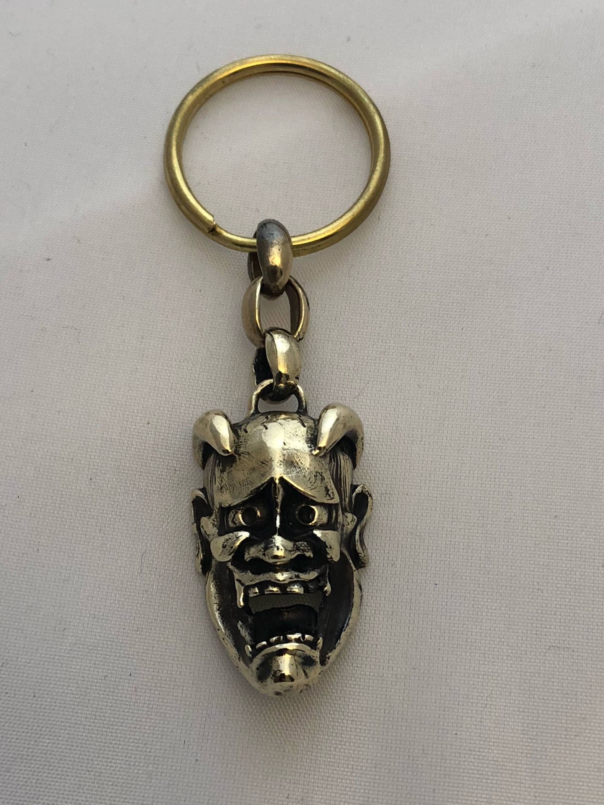Messing Oni Schlüsselanhänger Hannya Messing Oni Schlüsselanhänger Hannya von hannyahandcraft