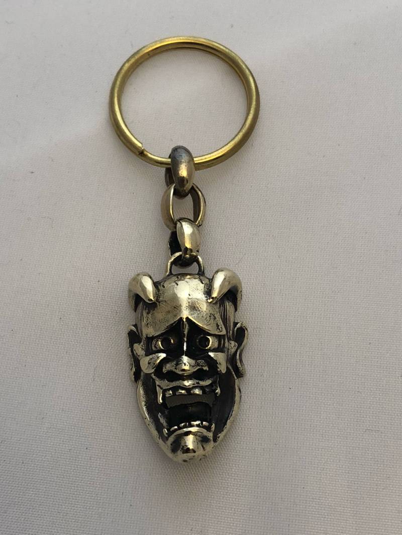 Messing Oni Schlüsselanhänger Hannya Messing Oni Schlüsselanhänger Hannya von hannyahandcraft