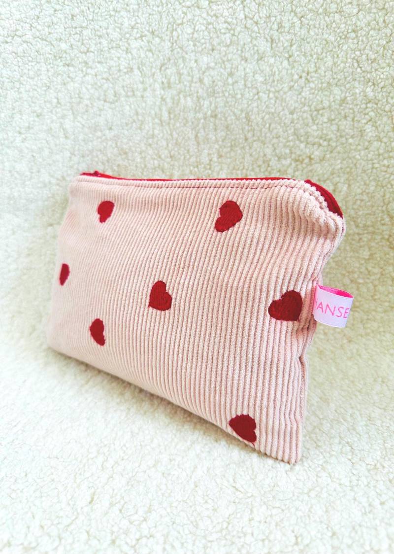 Herzchen Kosmetiktasche/Beautybag/Pouch/Make-Up Beutel Herzchen Kosmetiktasche/Beautybag/Pouch/Make-Up Beutel von hansenadel
